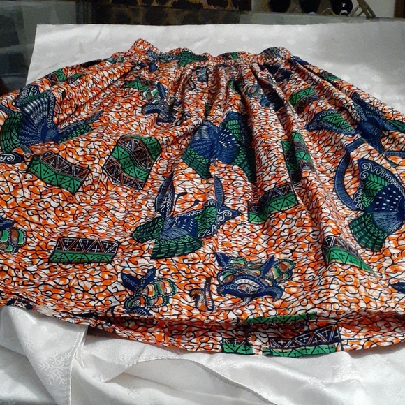 Ethnic print circle skirt - Picture 2 of 4